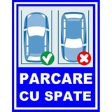 Placuta parcare cu spate